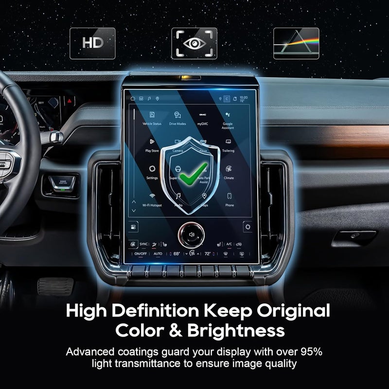 LFOTPP For Yukon 2025 Screen Protector - Compatible with Yukon (Elevation/AT4/Denali/AT4 Ultimate/Denali Ultimate) 16.8 inch Touchscreen Ultra-tough Anti-Scratch - 2NANO* - Image 5